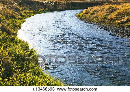Stock Image - Close Up of River. Fotosearch