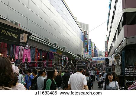 Crowded Street Market View Large Photo Image Stock Photography - Crowded Street Market. Fotosearch