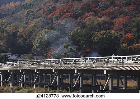 Stock Photo - Foliage at Arashiyama, Kyoto Prefecture, Honshu, Japan. Fotosearch