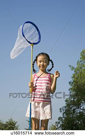 Girl with Butterfly Net View Large Photo Image Picture - Girl with Butterfly Net. Fotosearch