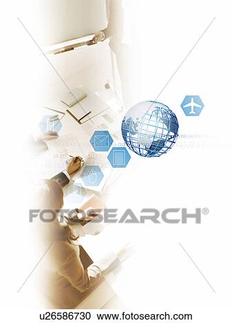 Stock Image - Global Business Image. Fotosearch