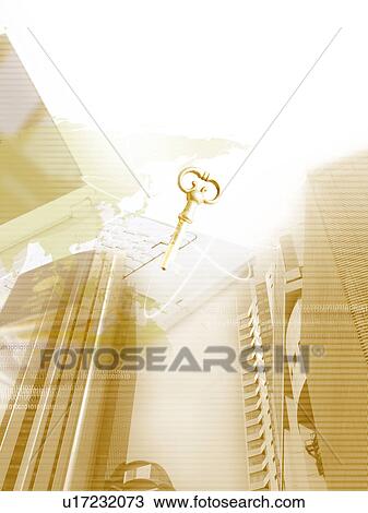 Global Business Image with Key and Laptop View Large Photo Image Stock Image - Global Business Image with Key and Laptop. Fotosearch