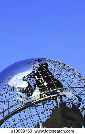 Stock Image - Globe Sculpture. Fotosearch