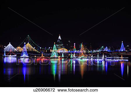Haruna Lake, Illumination, Festival View Large Photo Image Stock Image - Haruna Lake, Illumination, Festival. Fotosearch