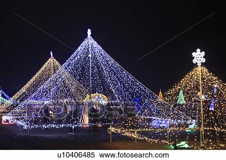 Haruna Lake, Illumination, Festival View Large Photo Image Stock Photography - Haruna Lake, Illumination, Festival. Fotosearch