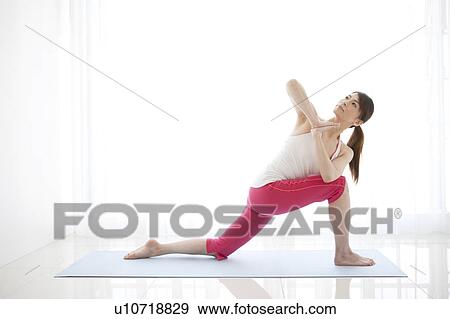 Mature Woman Doing Yoga View Large Photo Image Stock Photo - Mature Woman Doing Yoga. Fotosearch