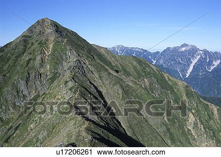 Stock Image - Mount Yarigatake. Fotosearch