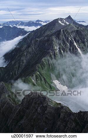 Stock Photo - Mount Yarigatake. Fotosearch