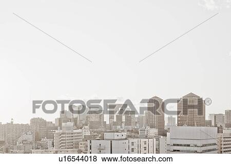 Osaki Skyline View Large Photo Image Stock Photo - Osaki Skyline. Fotosearch