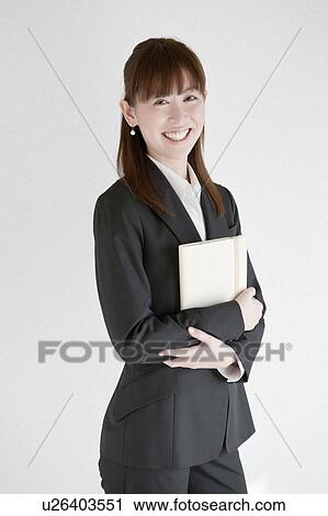Stock Image - Portrait of a businesswoman. Fotosearch