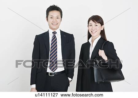 Stock Photo - Portrait of business people. Fotosearch