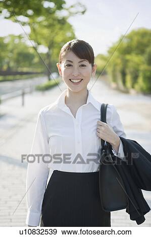 Stock Photo - Portrait of businesswoman. Fotosearch