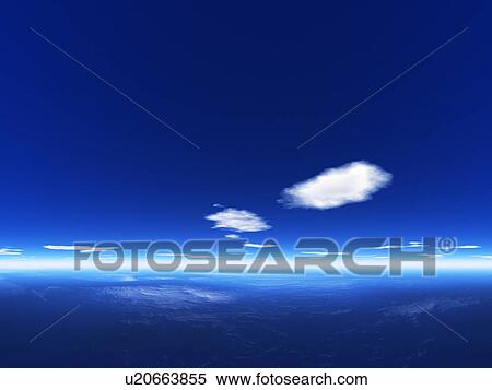 Stock Photography - Reflection of cloud on water. Fotosearch