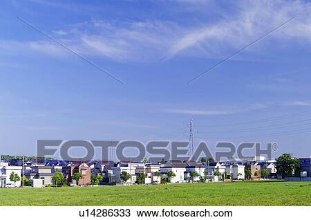 Residential District View Large Photo Image Stock Image - Residential District. Fotosearch