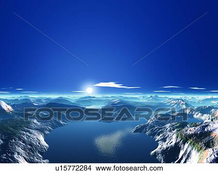 Rock formation and sun View Large Photo Image Picture - Rock formation and sun. Fotosearch