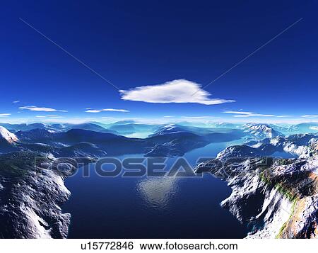 Rock formation and water View Large Photo Image Stock Photograph - Rock formation and water. Fotosearch