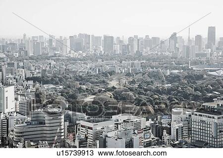 Stock Image - Shinjuku Gyoen National Garden. Fotosearch