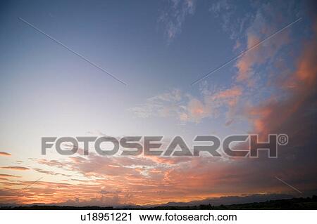 Sky at Sunset View Large Photo Image Stock Image - Sky at Sunset. Fotosearch
