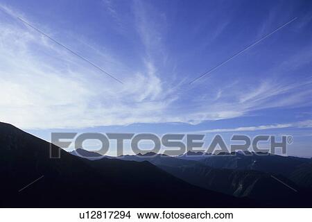 Picture - Sky Over Mountain Range. Fotosearch