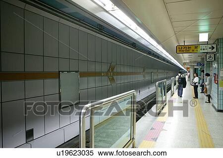 Subway Platform View Large Photo Image Stock Photography - Subway Platform. Fotosearch