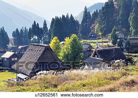 Stock Image - Suganuma Village. Fotosearch