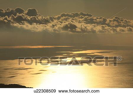 Sunlight Reflecting in Sea View Large Photo Image Stock Photo - Sunlight Reflecting in Sea. Fotosearch
