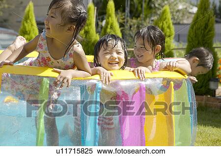 Three Children Playing View Large Photo Image Stock Photography - Three Children Playing. Fotosearch