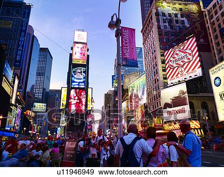 Stock Photo - Times Square, NYC, New York, USA. Fotosearch