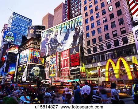 Times Square, NYC, New York, USA View Large Photo Image Stock Photo - Times Square, NYC, New York, USA. Fotosearch