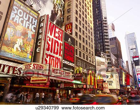 Times Square, NYC, New York, USA View Large Photo Image Stock Photo - Times Square, NYC, New York, USA. Fotosearch