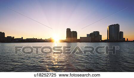 Stock Photography - Tokyo Skyline at Dawn. Fotosearch