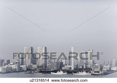 Tokyo Skyline View Large Photo Image Picture - Tokyo Skyline. Fotosearch