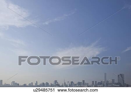 Tokyo Skyline View Large Photo Image Stock Image - Tokyo Skyline. Fotosearch