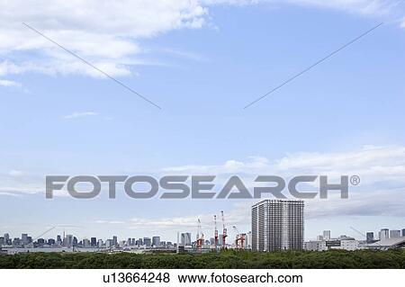 Stock Photo - Tokyo skyline. Fotosearch