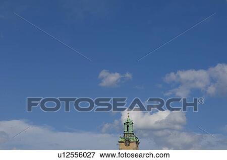 Top of church and sky, Stockholm, Sweden View Large Photo Image Stock Photo - Top of church and sky, Stockholm, Sweden. Fotosearch