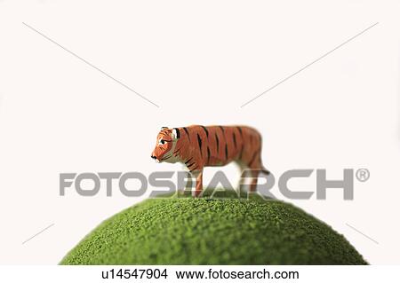 Picture - Toy Tiger. Fotosearch
