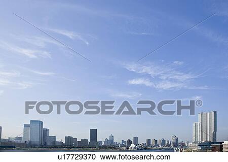 Stock Image - Toyosu Skyline. Fotosearch