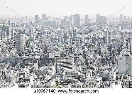 Stock Image - View of Akasaka. Fotosearch