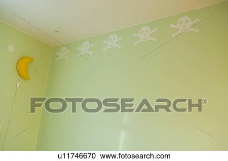 Wallpaper with skull pattern View Large Photo Image Stock Image - Wallpaper with skull pattern. Fotosearch