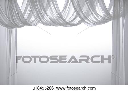 White Curtain View Large Photo Image Stock Photograph - White Curtain. Fotosearch