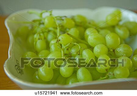 White grapes in a bowl View Large Photo Image Stock Image - White grapes in a bowl. Fotosearch