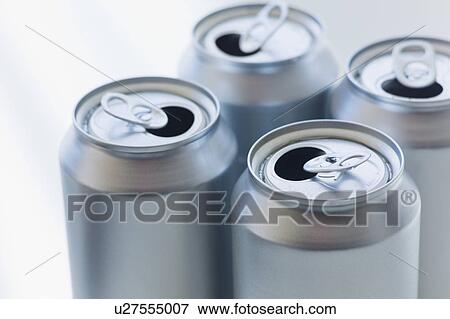 Stock Photo - Aluminum cans for recycling. Fotosearch