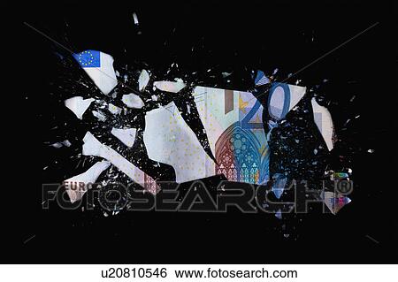 Cracked twenty euro note View Large Photo Image Stock Photograph - Cracked twenty euro note. Fotosearch