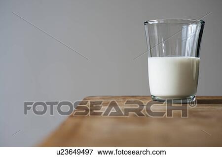 Stock Photo - Glass of milk. Fotosearch