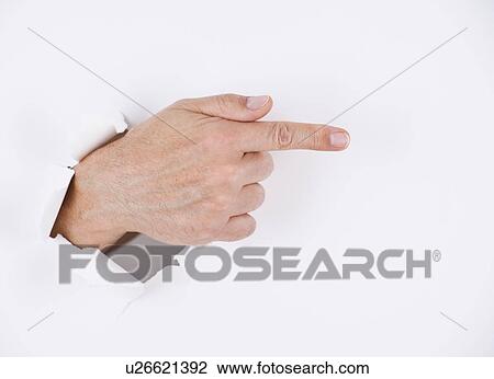 Hand on white background pointing View Large Photo Image Stock Image - Hand on white background pointing. Fotosearch