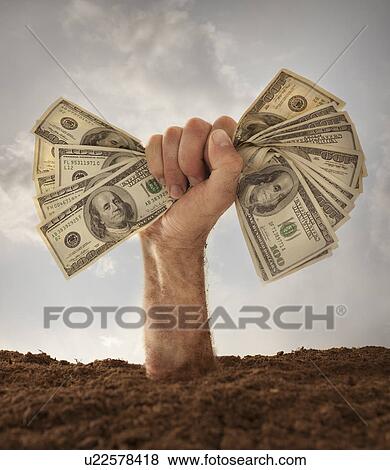 Human hand holding one hundred dollar banknotes, studio shot View Large Photo Image Stock Photo - Human hand holding one hundred dollar banknotes, studio shot. Fotosearch