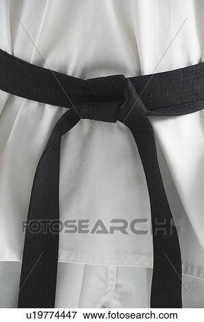 Karate black belt View Large Photo Image Stock Photo - Karate black belt. Fotosearch