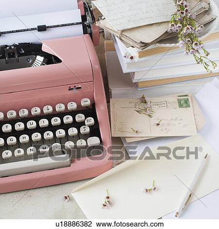 Letters by antique typewriter View Large Photo Image Stock Image - Letters by antique typewriter. Fotosearch