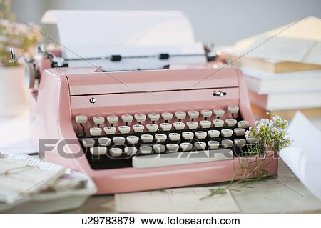 Stock Photo - Letters by antique typewriter. Fotosearch