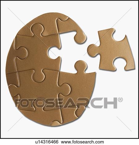 Puzzle egg on white background View Large Photo Image Stock Photograph - Puzzle egg on white background. Fotosearch